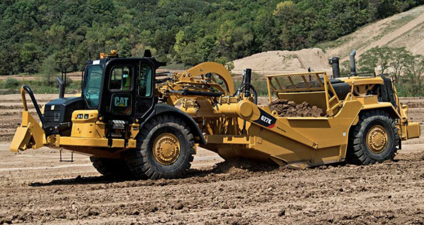   Wheel tractor-scrapers Image